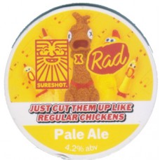 Sureshot Brewing Just Cut Them Up Like Regular Chickens Pale Ale 4.2% Tap Clip